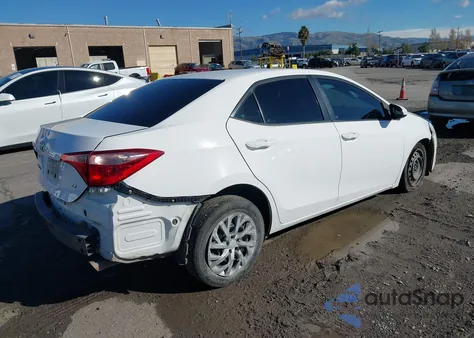 2018 Toyota Corolla Le from USA, damaged, VIN 2T1BURHE8JC986824